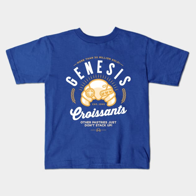 'Genesis Croissants' illustration Kids T-Shirt by STierney